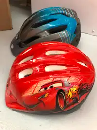 Bike helmets for boy, excellent condition. Safe & easy to use.