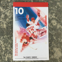 1997 Postage Stamps -Team Canada vs USSR Russia Hockey