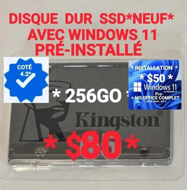 S.O.S SERVICES INFORMATIQUE AU MEILLEUR PRIX *GARANTIE * in Laptops in Laval / North Shore - Image 10
