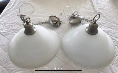 Contemporary Nickel Chandelier Light Fixture for Sale!, View more