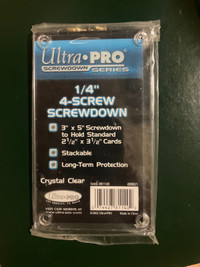 Ultra Pro Screwdown 1/4-inch 4-Screw Card Holder Recessed