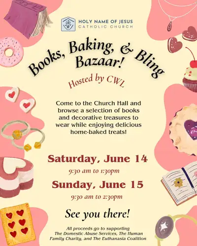 Books, Baking, and Bling Bazaar, View more