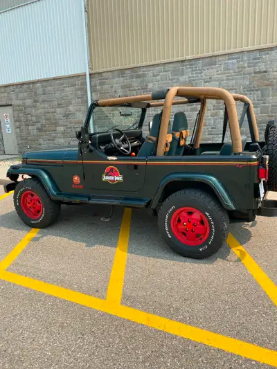 An original YJ with less than 100,000 KM! Hard and soft tops with full and half doors! This Jeep has...