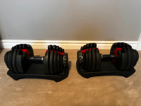 BowFlex Style Select Dumbbells  5 to 52.5 lbs per adjustable