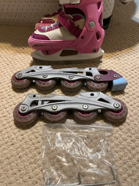 Disney Princess soft boot adjustable skates/rollerblades 12J-2