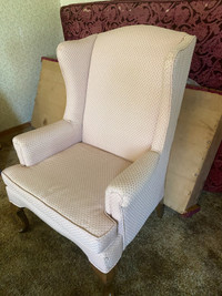 Wing chair, like new condition.