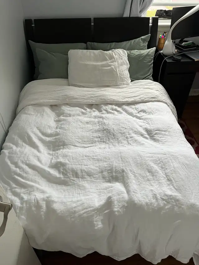 Double Mattress and Bedframe for Sale in Beds & Mattresses in Kingston - Image 3