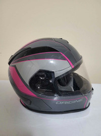 Origine ST pink and grey motorcycle helmet size Large