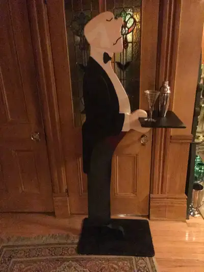 Wood display butler, View more