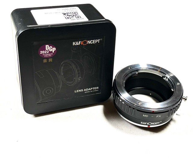 K&F Concept Minolta MD MC Lenses to Fuji X Lens Mount Adapter  in Cameras & Camcorders in Cambridge