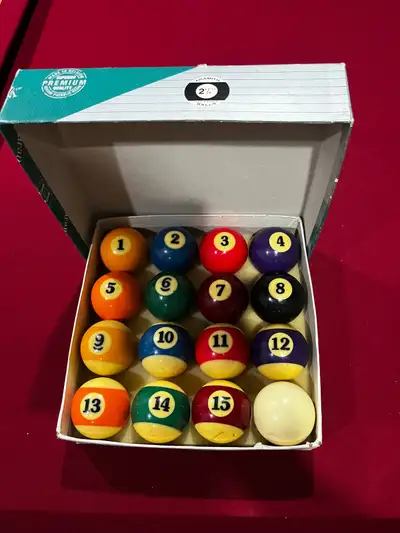 pool table balls, View more