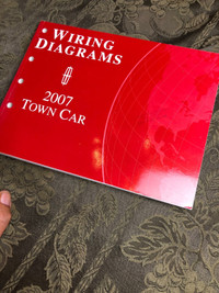 2007 TOWN CAR FACTORY WIRING DIAGRAM MANUAL #M1034