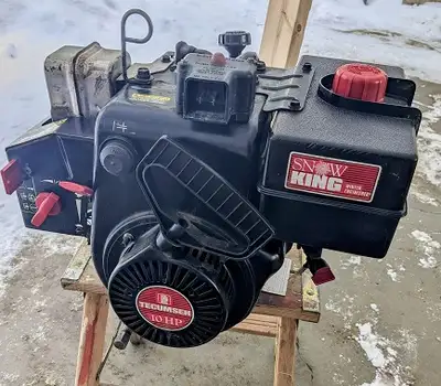 Tecumseh 10 Hp 2 output shaft in good shape with electric start Electric start is worth the price al...