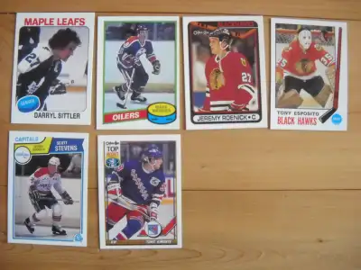 7 cartes de hockey de 1992 (souvenir), View more