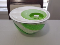 Snips Spin, Drain & Serve Salad Spinner 5 Quart