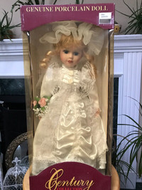 16” Genuine porcelain Bride Doll