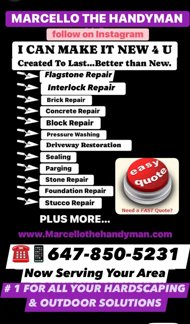 Custom Interlock Art For Flat Surfaces or Walls in Interlock, Paving & Driveways in Markham / York Region - Image 32