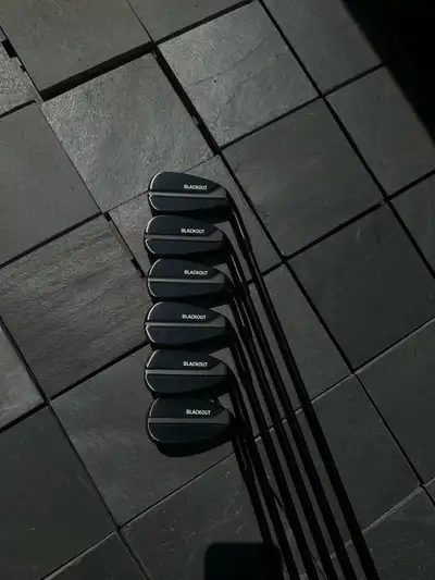 BLACKOUT GOLF Iron set 5-PW. Right handed regular flex., View more