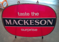 Mackeson Beer Stand-Up Sign, Great for the Man Cave