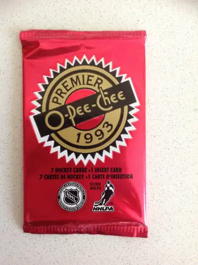 1993 OPC O-Pee-Chee Premier Hockey Packs, View more