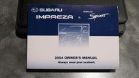 SUBARU Impreza /Outback Sport 2004 owner's manual