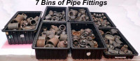 Assorted Pipe Fittings Great for a Plumber's Inventory.