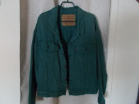 Jacket jeans  LEVI-STRAUSS  vert  Vintage