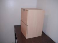 Vertical File Cabinet with Wheels