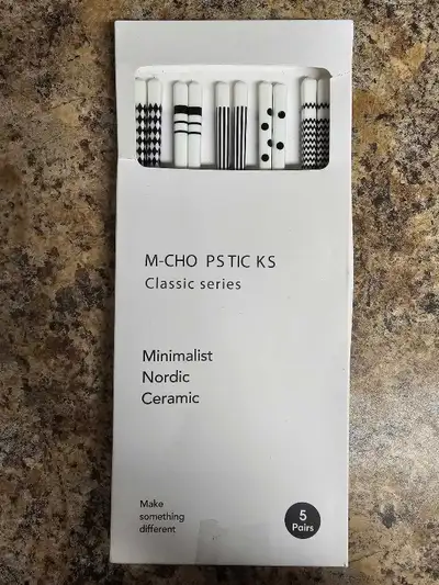 Ceramic Chopsticks - 5 pairs, View more