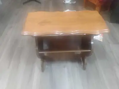 Vintage Wooden Side Table, View more