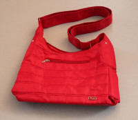 Red Nylon Handbag LUG