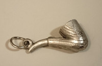Vintage Rare Pewter Pipe Charm