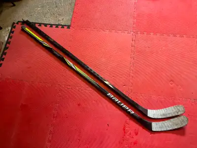 Hockey Sticks. Senior Left handed Bauer and Pro Blackout, View more