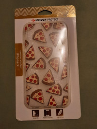 Pizza case  Iphone X I cover protect  $10.00 for only $$5.00