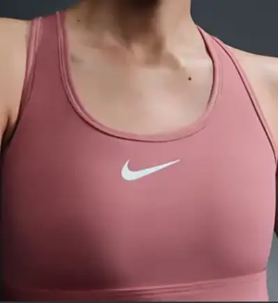 Brand New Authentic Pink Nike Drifit Sports Bra Size 32A/B, (Girls Size 12/14) Full Support, Removab...