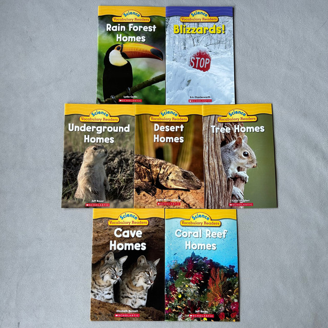 Set of 7 ~ Science Vocabulary Readers  in Children & Young Adult in Red Deer