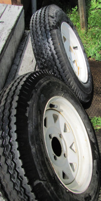 Trailer Tires; 5.30-12;  Have two.