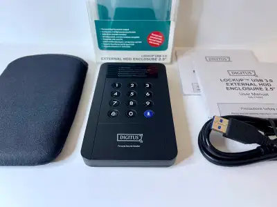 Disque externe protégé par code DIGITUS Lockup, View more