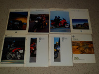 Lot of Vintage 1990's BMW Motorcycle color brochures