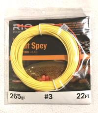 New Rio InTouch Trout Spey Shooting Head 3wt 265gr 22 Foot $50