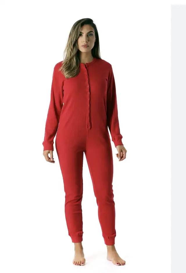 Brand New Thermal Henley Onesie for Men and Women in Men's in Calgary - Image 4