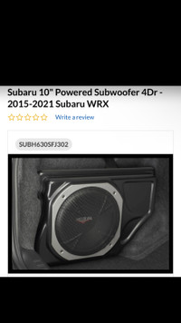 Speaker upgrade Subaru wrx