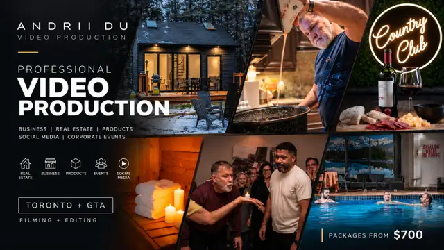 Professional Video Production — Toronto & GTA | Andrii Du Studio