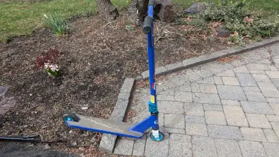 Used. Good shape. The Fuzion Pro X Series is a line of entry-level stunt scooters designed for young...