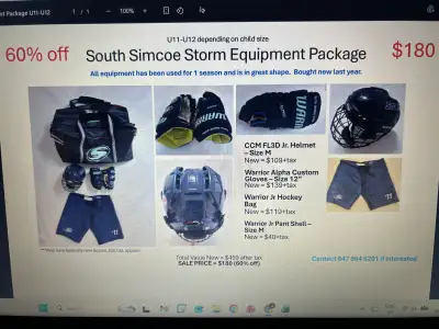 South Simcoe Equipment Package, View more