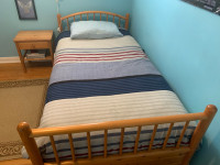Twin Ikea bed  for sale!