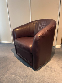 Natuzzi Editions Swivel Accent Chair