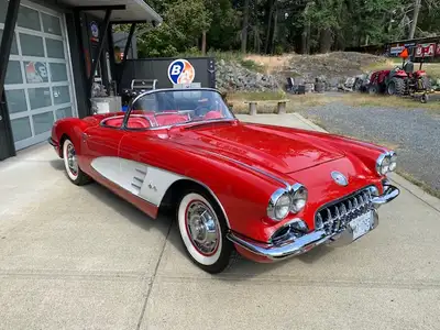 60 Corvette - 283 4barrell (non original but period correct engine) - 4 speed - 3.70 rear end. Daily...