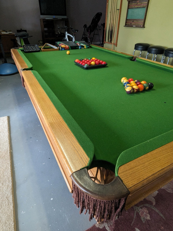 Slate Pool table 4.5'x9' in Other in St. Catharines - Image 4