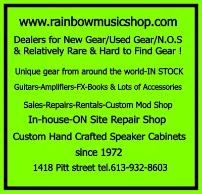 More Music Gear on the way to Rainbow Music Shop !, View more